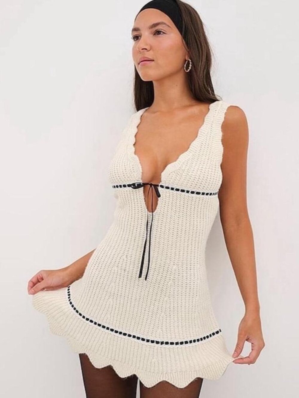 For Love & Lemons Jade Dress , White/ivory, M - Women's Slips